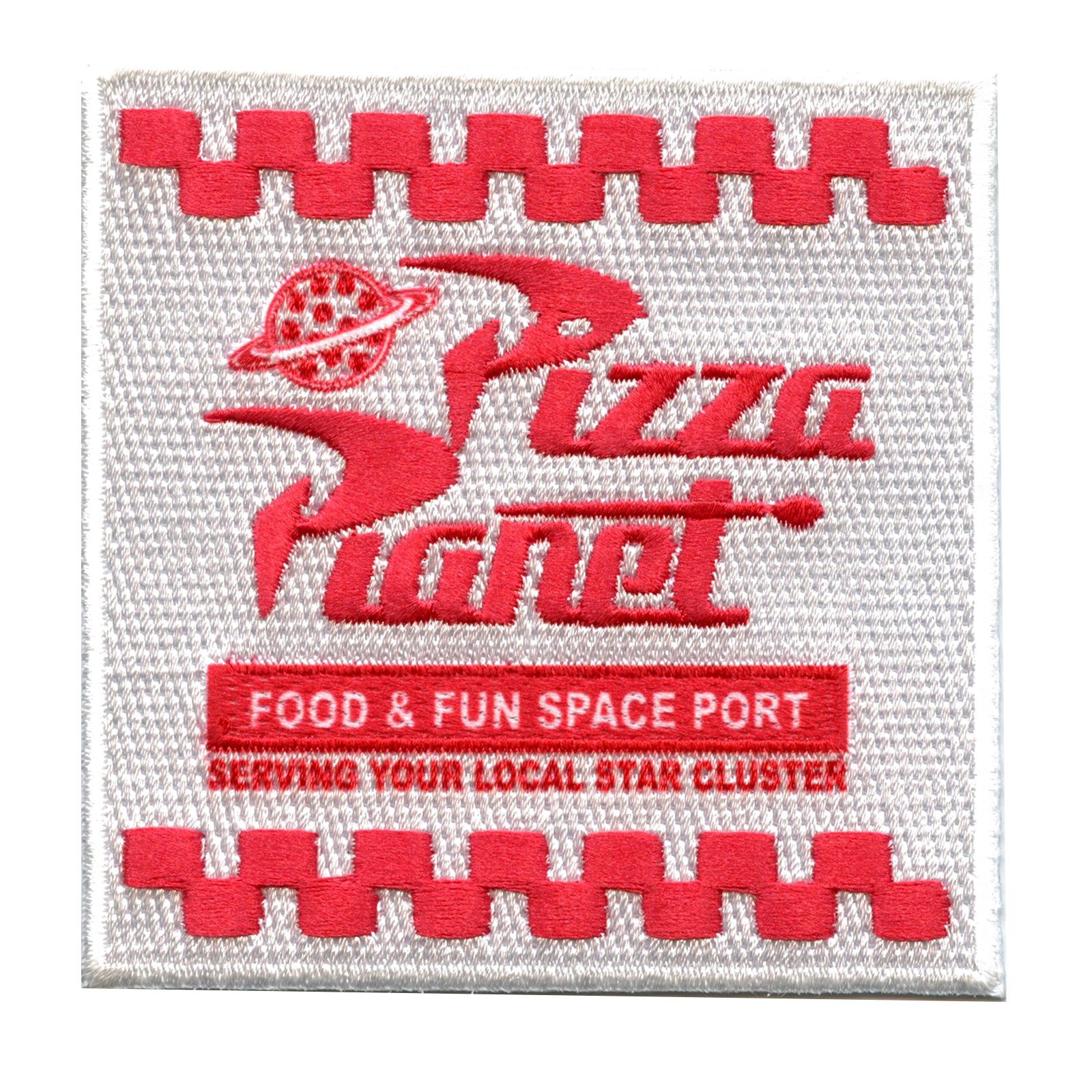 Official Toy Story: Pizza Planet Box Embroidered Iron On Patch 