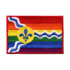 St. Louis Gay Pride Flag Embroidered Iron On Patch 