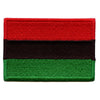 Pan-African Flag Embroidered Iron On Patch 