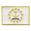 Rhode Island Patch State Flag Embroidered Iron On 