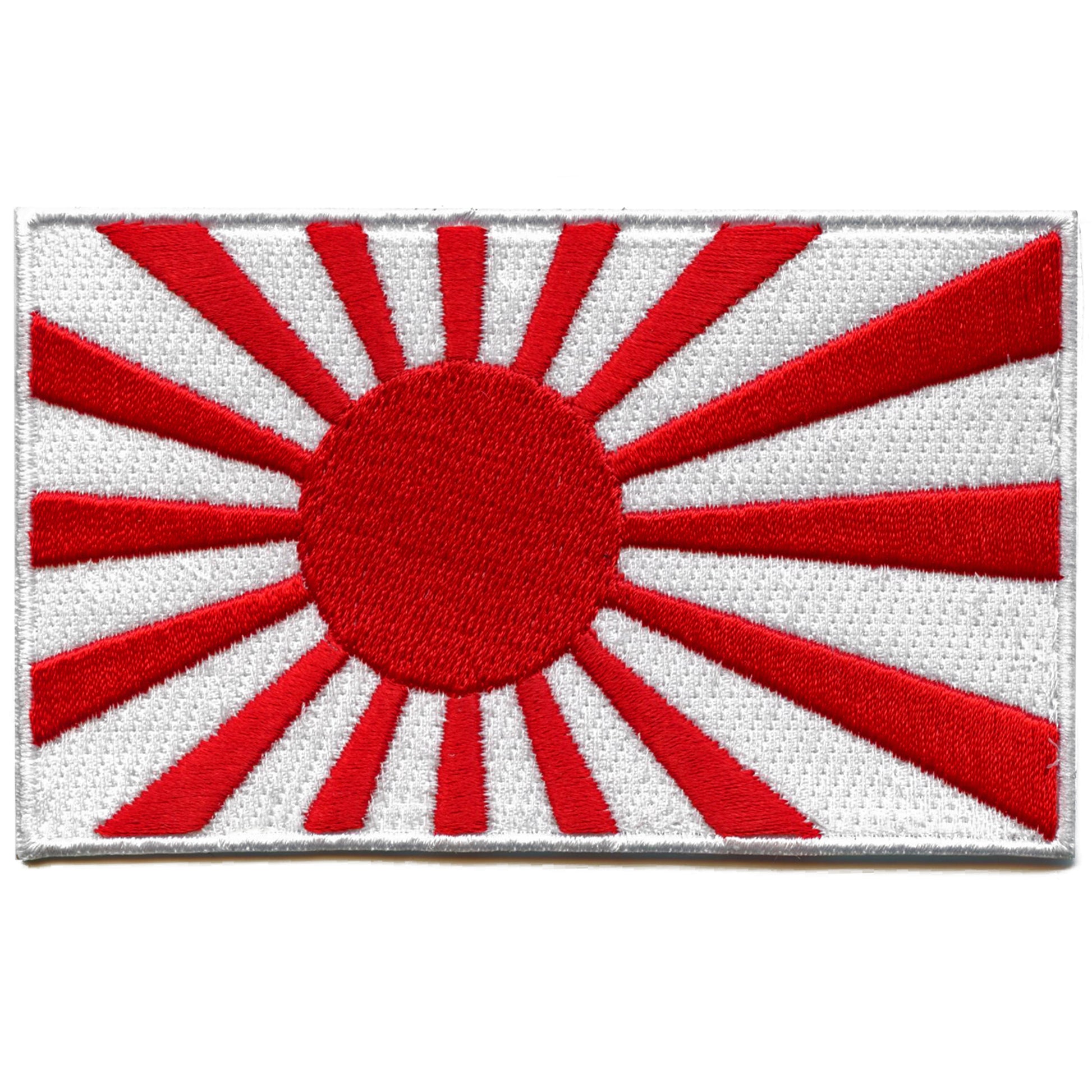 Rising Sun Flag of Japan Embroidered Country Patch 