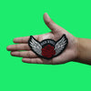 Rock N Roll Rose Patch Wings Genre Music Embroidered Iron On