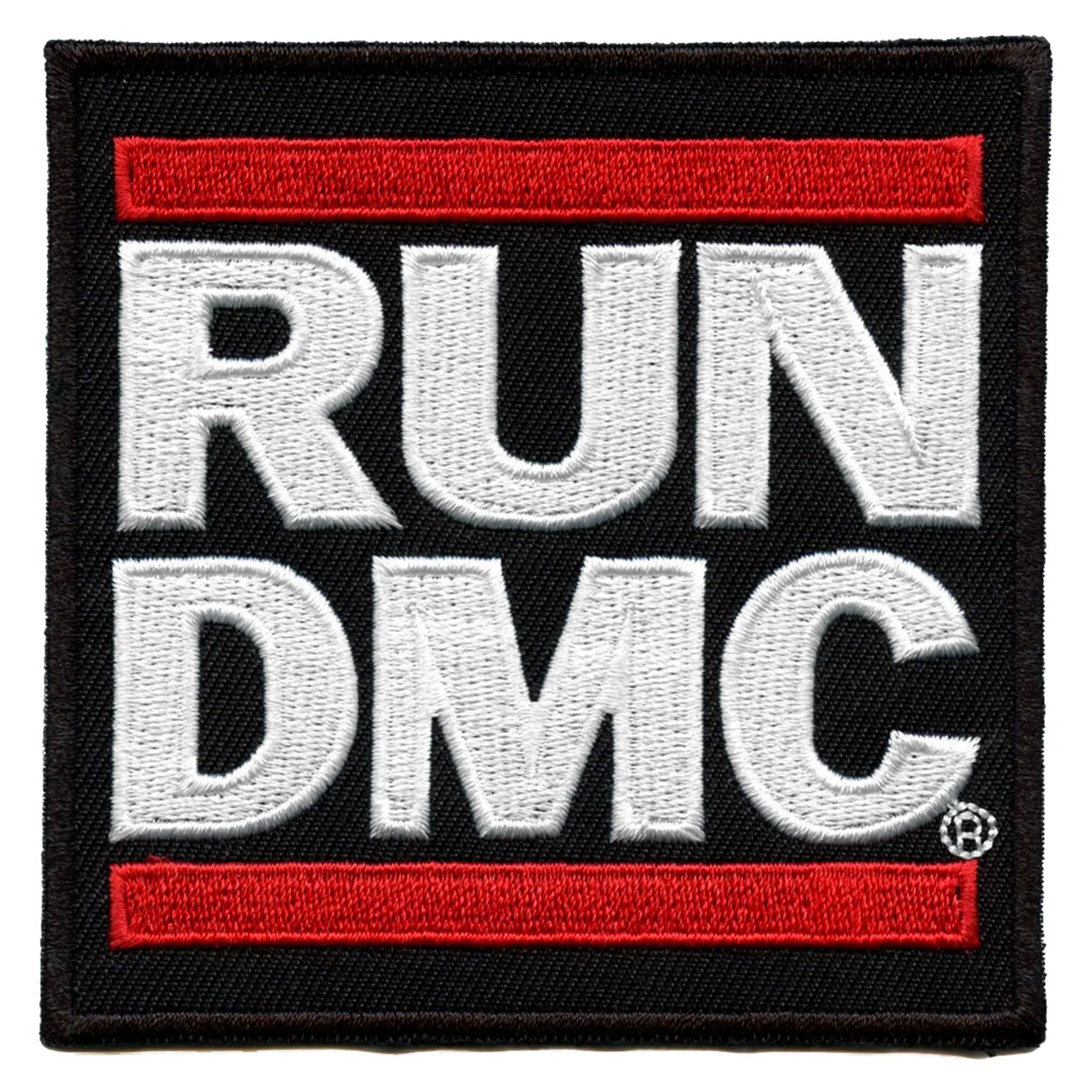 Run DMC Logo Patch Standard Hip Hop Artist Embroidered Iron On