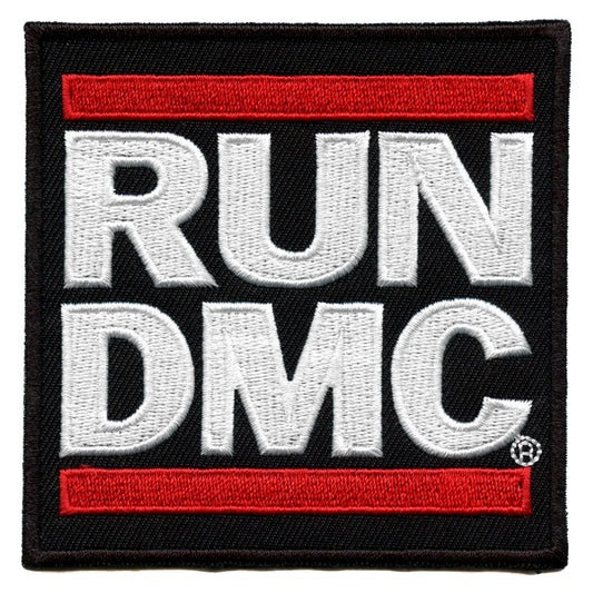 Run DMC Logo Patch Standard Hip Hop Artist Embroidered Iron On