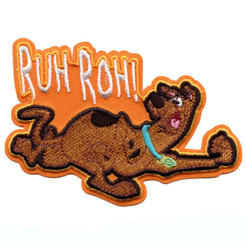 Scooby Doo Ruh Roh Patch Mystery Detective Puppy Embroidered Iron On