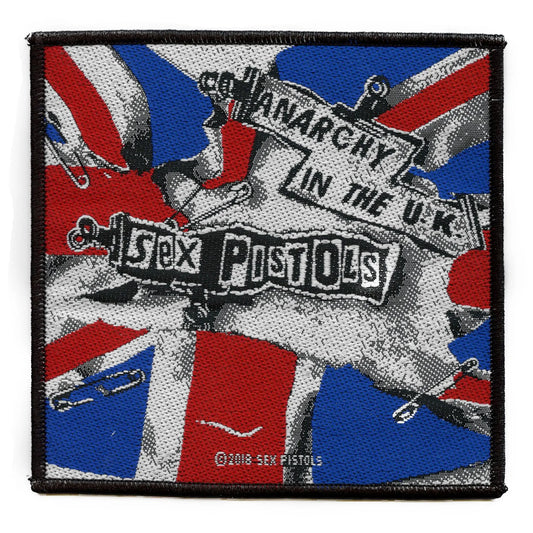 Sex Pistols Anarchy In The UK Patch Punk Rock England Woven Iron On