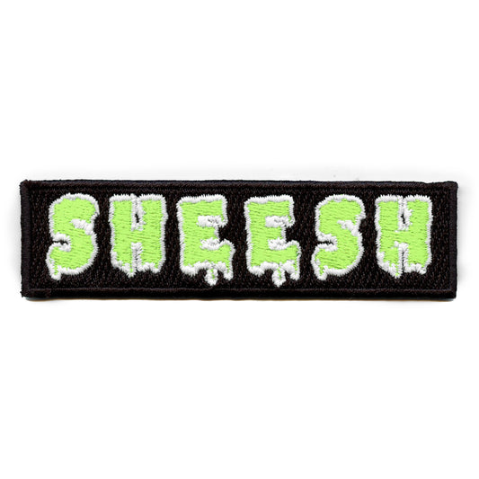 Sheesh Ice In Veins Patch Glow In The Dark Embroidered Iron On 