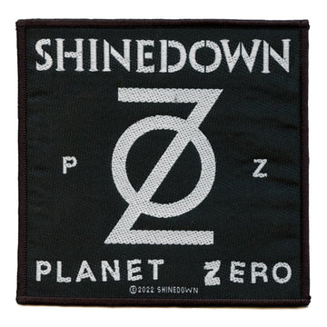 Shinedown Planet Zero Patch Standard  Album Florida Woven Iron-On