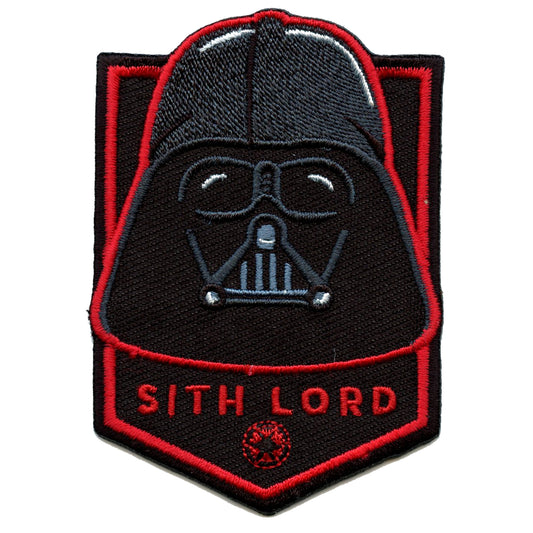 Official Star Wars Darth Vader "Sith Lord" Embroidered Iron On Patch 