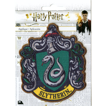 Harry Potter Slytherin Crest Sublimated Embroidered Iron On Patch 