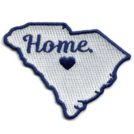 South Carolina Home State Embroidered Iron On Patch 