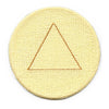 Dalgona Candy Triangle Shape Patch Survival Game Embroidered Iron On 