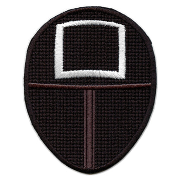 Square Manager Mask Patch Survival Game Embroidered Iron On 