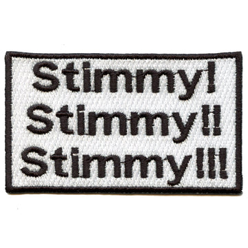 Stimmy Stimmy Stimmy Embroidered Iron On Patch 