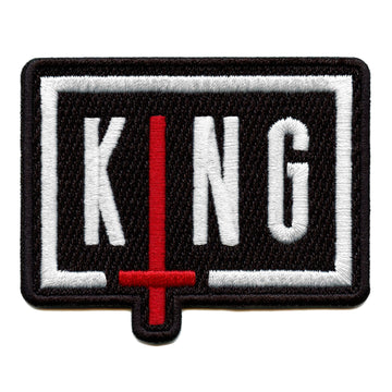 Red Cross King Patch EDM Artist Logo Embroidered Iron On 