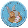 Disney Thumper In Circle Embroidered Applique Iron On Patch 