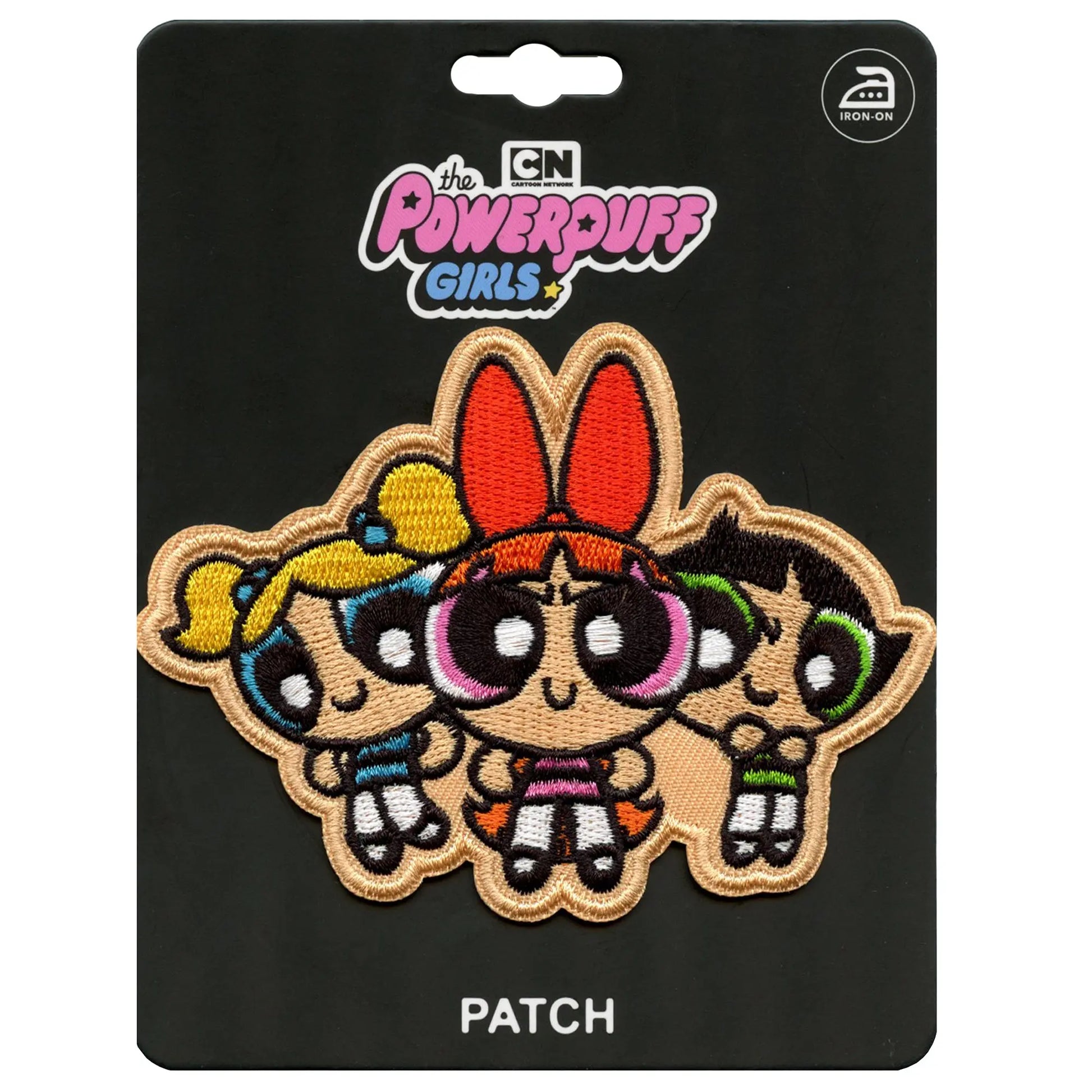 Powerpuff Girls Trio Pose Patch Cartoon Network Animation Embroidered Iron On