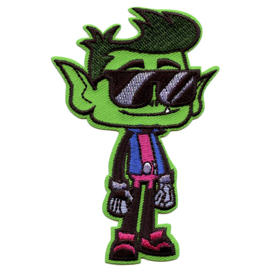 Teen Titans Go! Beast Boy Patch DC Cartoon Transform Embroidered Iron On