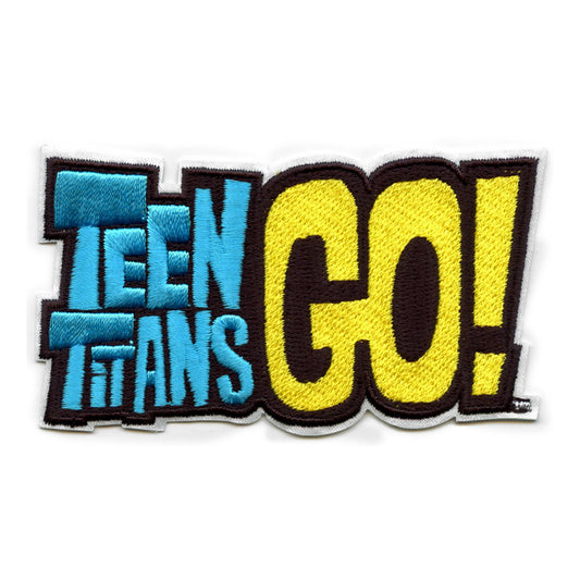 Teen Titans Go! Logo Patch DC Cartoon Network Embroidered Iron On