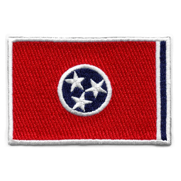 Tennessee Patch State Flag Embroidered Iron On 