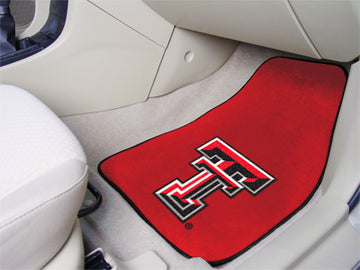 Texas Tech Red Raiders Carpet Car Mat 2-Pack 18" x 27" 