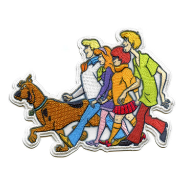 Official Scooby-Doo! Patch The Gang Embroidered Iron On 