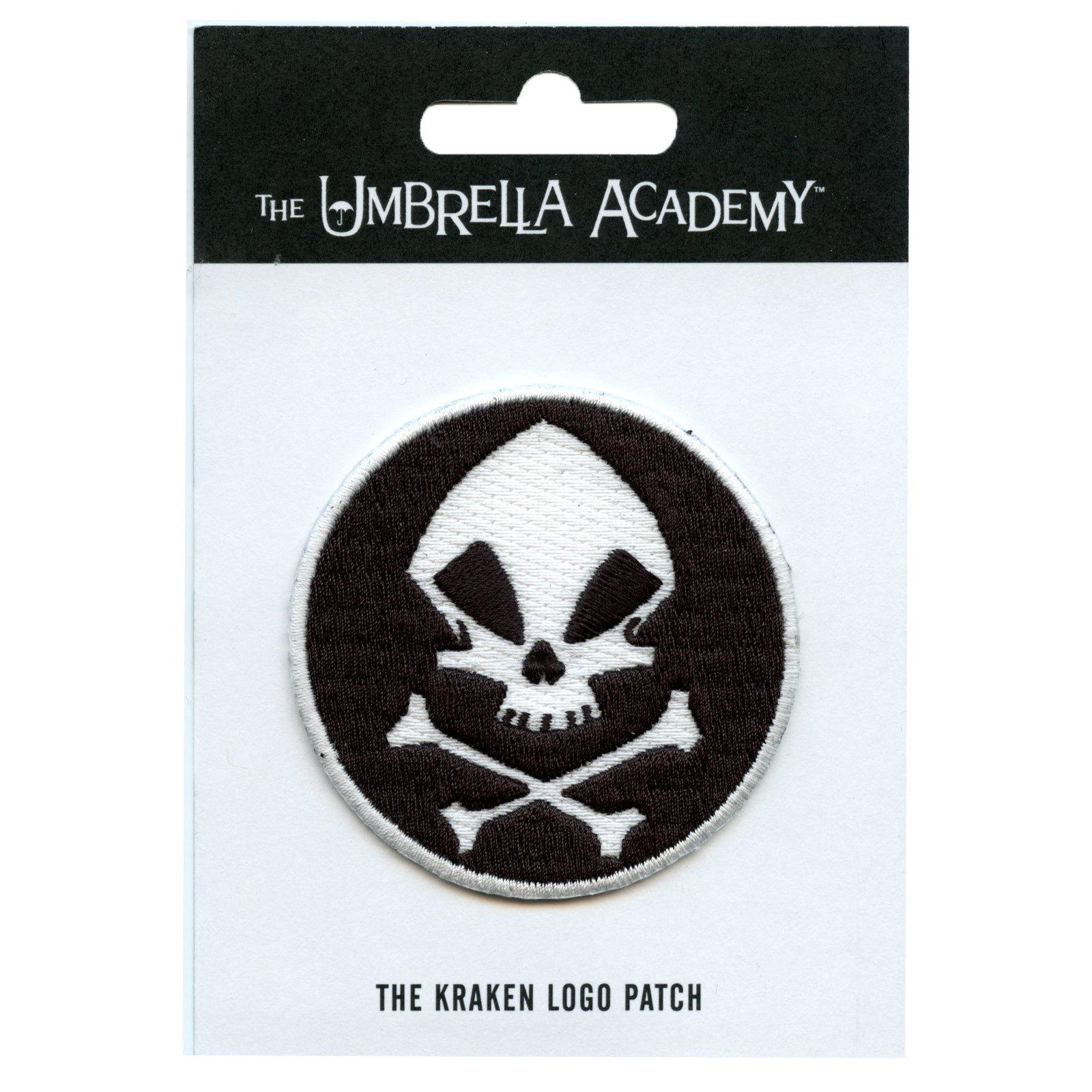 Official Umbrella Academy The Kraken Skull Logo Embroidered Iron On Patch 