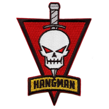 Top Gun Maverick Hangman Badge Patch Classic Pilot Skull Embroidered Iron On