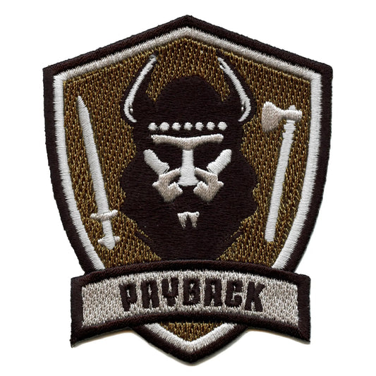 Top Gun Maverick Payback Badge Patch Classic Pilot Viking Embroidered Iron On