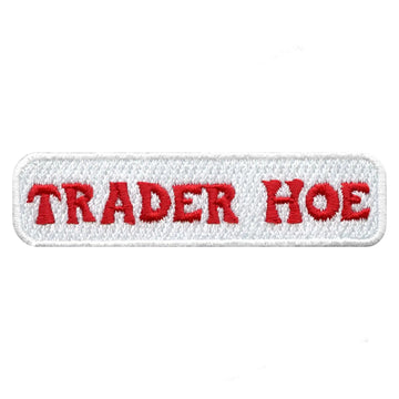 Trader Hoe Box Logo Embroidered Iron On Patch 