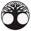 Tree Of Life Round Embroidered Iron On Patch 