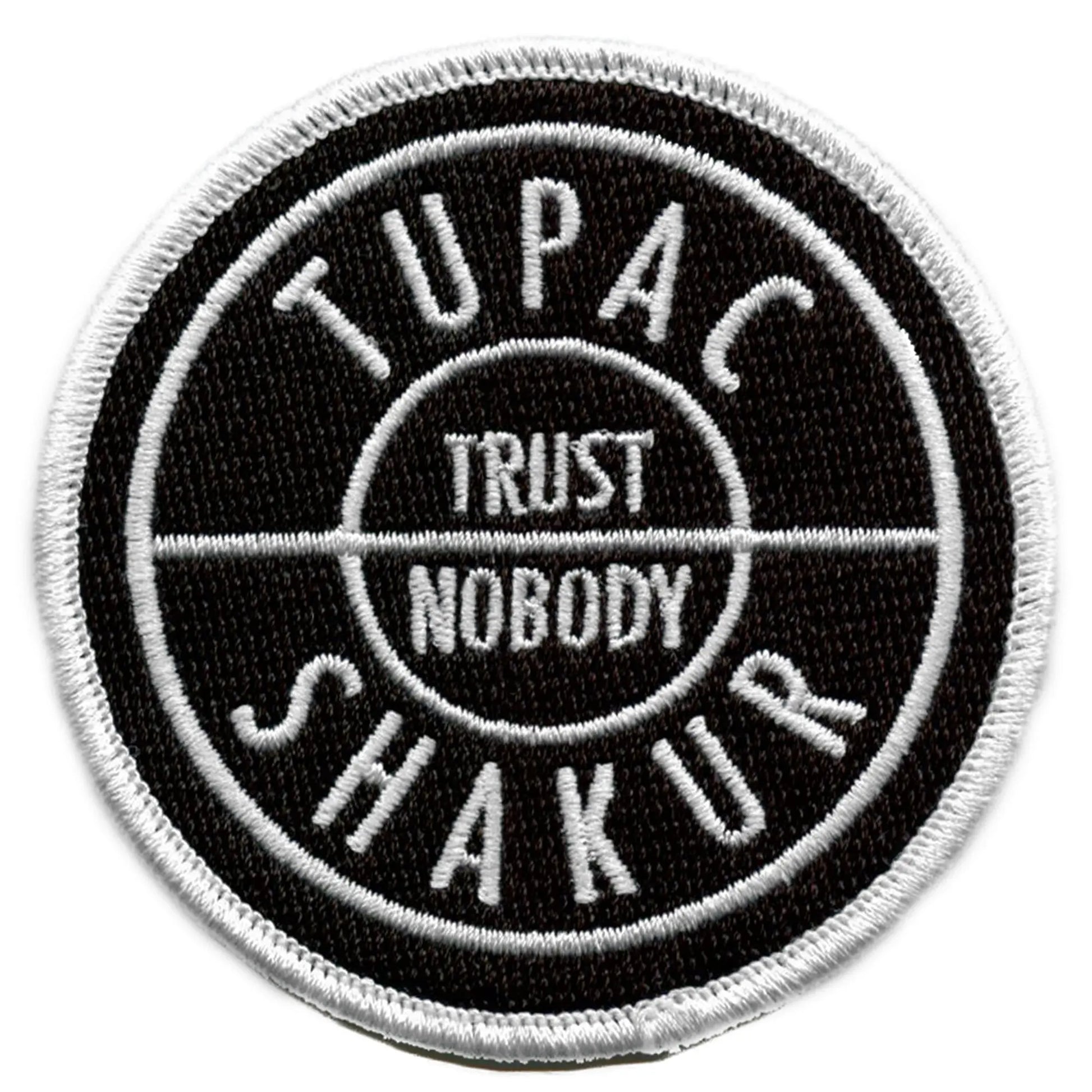 Tupac Shakur Trust Nobody Patch West Coast Rapper Embroidered Iron On