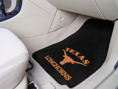 University of Texas Longhorns Carpet Car Mat 2-Pack 18" x 27" 