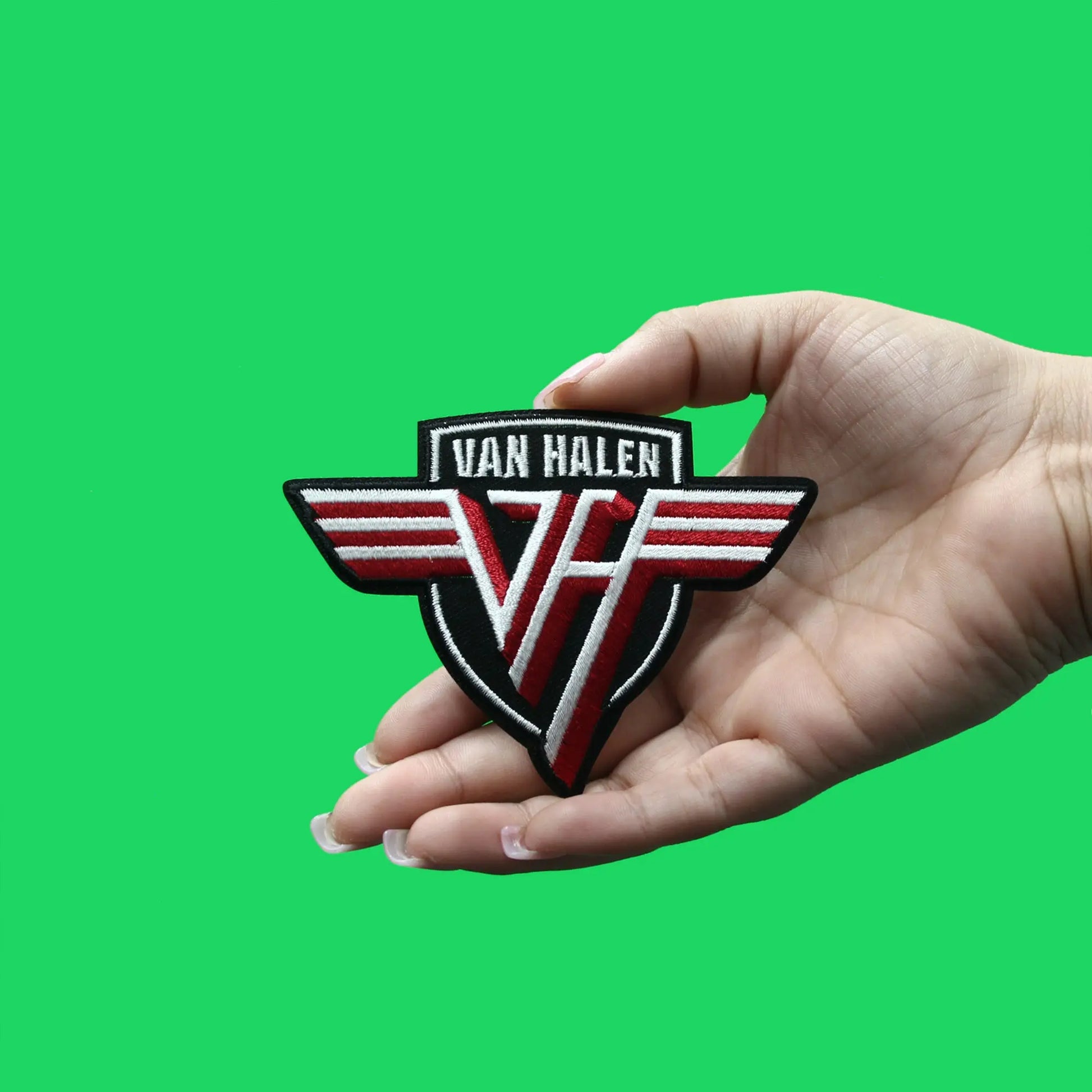 Van Halen Shield Logo Patch California Classic Rock Embroidered Iron On