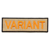 Variant Patch Uniform Box Logo Embroidered Iron On 