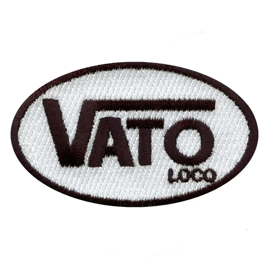 Vato Loco Brand Parody Embroidered Iron On Patch 