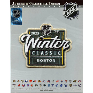 2023 NHL Winter Classic Jersey Patch Boston Bruins vs Pittsburgh Penguins