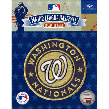 2020 Washington Nationals Gold Sleeve Patch 