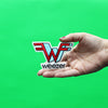 Weezer Patch 3D Logo Embroidered Iron On 