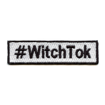 #WitchTok Patch Popular Hashtag Embroidered Iron On 