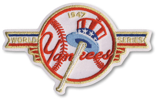 1947 New York Yankees MLB World Series Championship Jersey Patch 