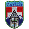 Zurich Switzerland Shield Embroidered Iron On Patch 