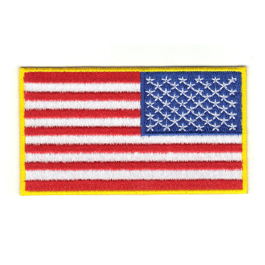 United States of America U.S.A. Military Army Color Reverse Country Flag Patch 