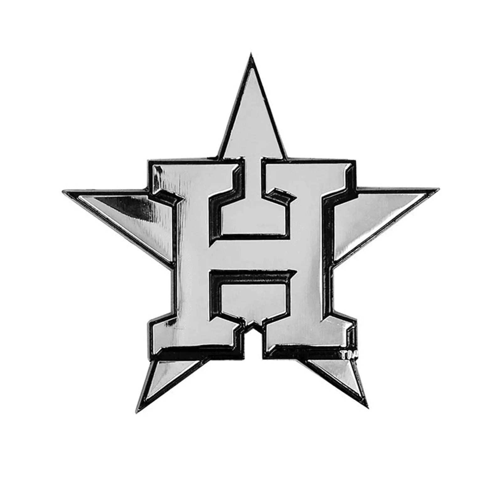 Houston Astros Premium Solid Metal Chrome Plated Car Auto Emblem 