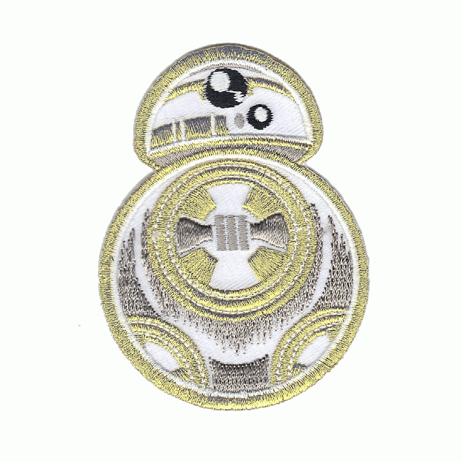 Star Wars The Last Jedi Gold BB-8 Logo Iron On Patch 