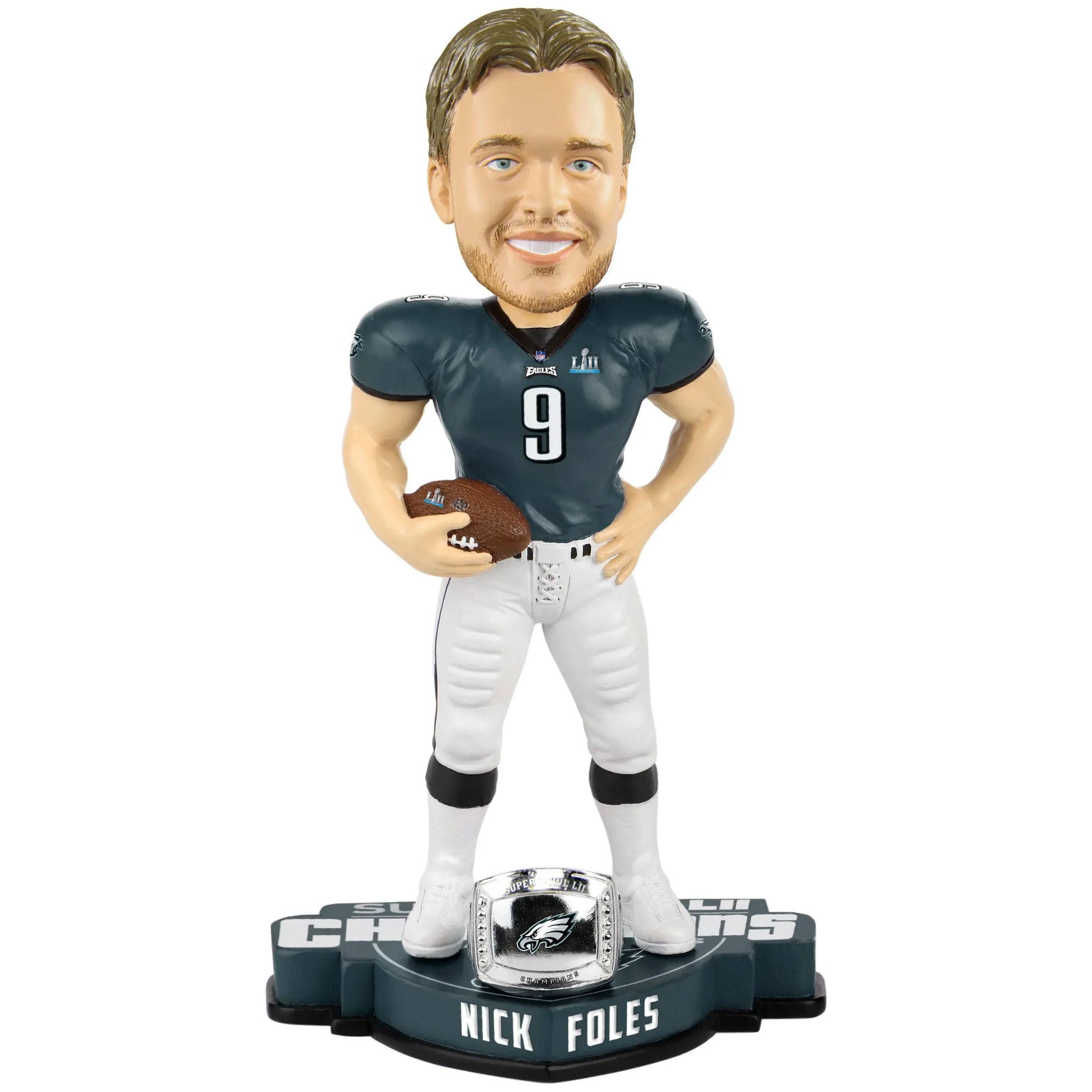 Philadelphia Eagles Nick Foles Super Bowl LII Champions Bobblehead 