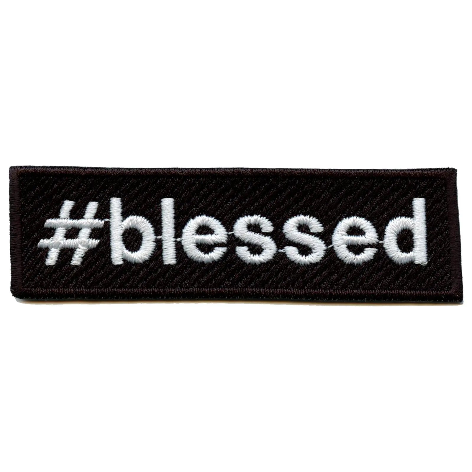 #blessed Embroidered Iron On Patch 