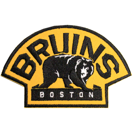 Boston Bruins With Bear Team Logo Shoulder Jersey Patch 