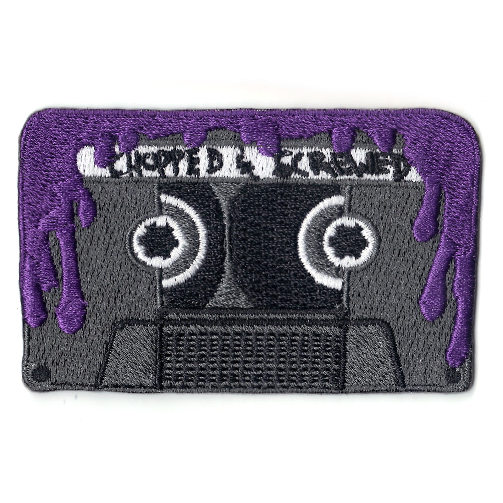 Chopped and Screwed Purple Syrup Mix Tape Iron On Patch 