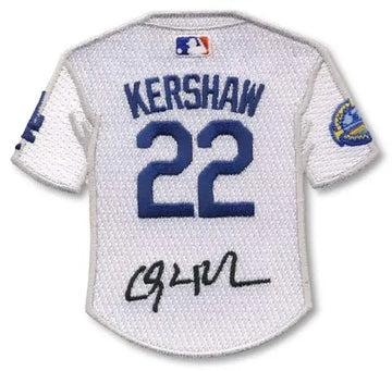 Clayton Kershaw Los Angeles Dodgers Mini Player Jersey #22 with Signature Patch 